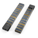 Navy Gold Foil v2 - Premium Decal Protective Skin-Wrap Sticker compatible with the Juul Labs vaping device