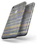Navy Gold Foil v2 - Skin-kit for the iPhone 8 or 8 Plus