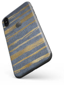 Navy Gold Foil v2 - iPhone X Skin-Kit