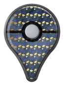 Navy Gold Foil v4 Pokémon GO Plus Vinyl Protective Decal Skin Kit
