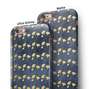 Navy Gold Foil v4 iPhone 6/6s or 6/6s Plus 2-Piece Hybrid INK-Fuzed Case