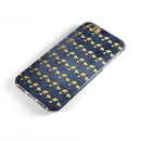Navy Gold Foil v4 iPhone 6/6s or 6/6s Plus 2-Piece Hybrid INK-Fuzed Case