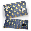 Navy Gold Foil v4 - Premium Protective Decal Skin-Kit for the Apple Credit Card