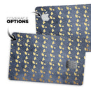Navy Gold Foil v4 - Premium Protective Decal Skin-Kit for the Apple Credit Card