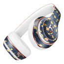 Navy Gold Foil v4 Full-Body Skin Kit for the Beats by Dre Solo 3 Wireless Headphones