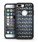 Navy Gold Foil v4 - iPhone 7 or 7 Plus Commuter Case Skin Kit