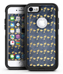 Navy Gold Foil v4 - iPhone 7 or 8 OtterBox Case & Skin Kits