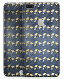 Navy Gold Foil v4 - Skin-kit for the iPhone 8 or 8 Plus