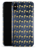 Navy Gold Foil v4 - iPhone X Clipit Case