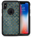 Navy Gold Foil v5 2 - iPhone X OtterBox Case & Skin Kits