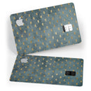 Navy Gold Foil v5 - Premium Protective Decal Skin-Kit for the Apple Credit Card
