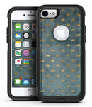 Navy Gold Foil v5 - iPhone 7 or 7 Plus Commuter Case Skin Kit
