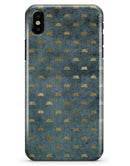 Navy Gold Foil v5 - iPhone X Clipit Case