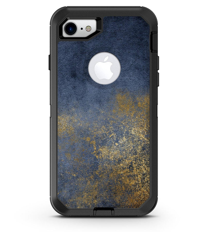 Navy Gold Foil v6 2 - iPhone 7 or 8 OtterBox Case & Skin Kits