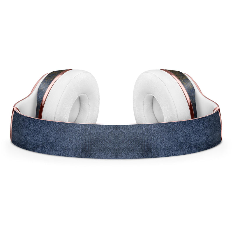 Navy Gold Foil v6 Full-Body Skin Kit for the Beats by Dre Solo 3 Wireless Headphones