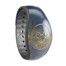 Navy Gold Foil v6 - Decal Skin Wrap Kit for the Disney Magic Band