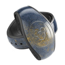 Navy Gold Foil v6 - Decal Skin Wrap Kit for the Disney Magic Band