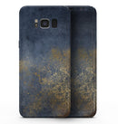 Navy Gold Foil v6 - Samsung Galaxy S8 Full-Body Skin Kit