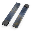 Navy Gold Foil v6 - Premium Decal Protective Skin-Wrap Sticker compatible with the Juul Labs vaping device