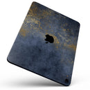 Navy Gold Foil v6 - Full Body Skin Decal for the Apple iPad Pro 12.9", 11", 10.5", 9.7", Air or Mini (All Models Available)