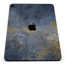 Navy Gold Foil v6 - Full Body Skin Decal for the Apple iPad Pro 12.9", 11", 10.5", 9.7", Air or Mini (All Models Available)