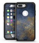 Navy Gold Foil v6 - iPhone 7 Plus/8 Plus OtterBox Case & Skin Kits