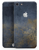 Navy Gold Foil v6 - Skin-kit for the iPhone 8 or 8 Plus
