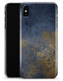 Navy Gold Foil v6 - iPhone X Clipit Case