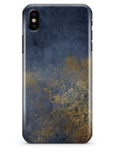 Navy Gold Foil v6 - iPhone X Clipit Case