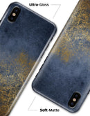 Navy Gold Foil v6 - iPhone X Clipit Case