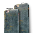Navy Gold Foil v7 iPhone 6/6s or 6/6s Plus 2-Piece Hybrid INK-Fuzed Case