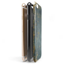 Navy Gold Foil v7 iPhone 6/6s or 6/6s Plus 2-Piece Hybrid INK-Fuzed Case