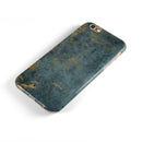 Navy Gold Foil v7 iPhone 6/6s or 6/6s Plus 2-Piece Hybrid INK-Fuzed Case