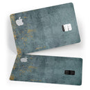 Navy Gold Foil v7 - Premium Protective Decal Skin-Kit for the Apple Credit Card