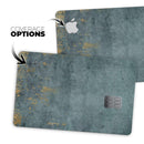 Navy Gold Foil v7 - Premium Protective Decal Skin-Kit for the Apple Credit Card