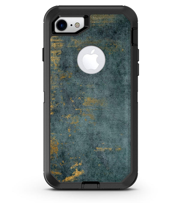 Navy Gold Foil v7 - iPhone 7 or 8 OtterBox Case & Skin Kits