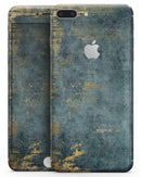 Navy Gold Foil v7 - Skin-kit for the iPhone 8 or 8 Plus