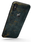 Navy Gold Foil v7 - iPhone X Skin-Kit