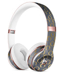 Navy Gold Foil v8 Full-Body Skin Kit for the Beats by Dre Solo 3 Wireless Headphones