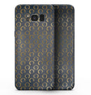 Navy Gold Foil v8 - Samsung Galaxy S8 Full-Body Skin Kit