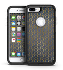 Navy Gold Foil v8 - iPhone 7 or 7 Plus Commuter Case Skin Kit