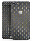 Navy Gold Foil v8 - Skin-kit for the iPhone 8 or 8 Plus
