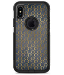 Navy Gold Foil v8 - iPhone X OtterBox Case & Skin Kits