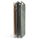 Navy Gold Foil v9 iPhone 6/6s or 6/6s Plus 2-Piece Hybrid INK-Fuzed Case