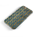 Navy Gold Foil v9 iPhone 6/6s or 6/6s Plus 2-Piece Hybrid INK-Fuzed Case