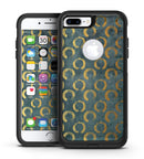 Navy Gold Foil v9 - iPhone 7 or 7 Plus Commuter Case Skin Kit