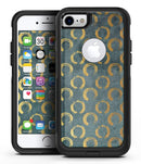 Navy Gold Foil v9 - iPhone 7 or 8 OtterBox Case & Skin Kits