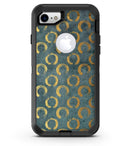 Navy Gold Foil v9 - iPhone 7 or 8 OtterBox Case & Skin Kits