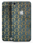 Navy Gold Foil v9 - Skin-kit for the iPhone 8 or 8 Plus