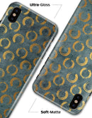Navy Gold Foil v9 - iPhone X Clipit Case